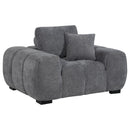 Octavia - Upholstered Track Arm Accent Chair