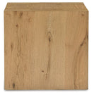 Bracken - Square End Table - Light Brown