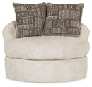Soletren - Swivel Accent Chair - Stone