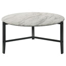 Tandi - Round Faux Marble Table