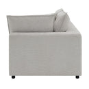 Marisa - Modular RF Loveseat With 2 Pillows - Beige Boucle