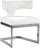 Alexandra - Dining Chair with Chrome Legs