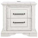 Mckinney - 2-Drawer Nightstand With Dual USB - Vintage White