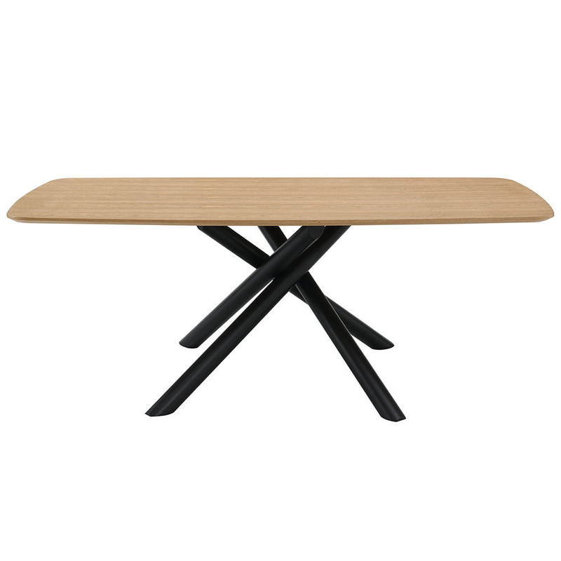 Lawton - Dining Table - Natural & Black