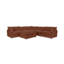 Caplan - 6 Piece Modular Sectional With Ottoman