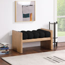 Waverly - Bench With Natural Frame