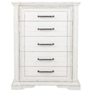 Mckinney - 5-Drawer Bedroom Chest Of Drawers - Vintage White