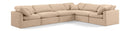 Indulge - Velvet 6 Piece Modular Corner Sectional
