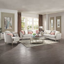 Kasa - End Table - Sintered Stone & Champagne
