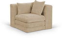 Stellar - Chenille Fabric Upholstered Modular Corner Chair