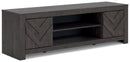 Cayboni - LG TV Stand With Fireplace Option