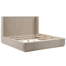 Leanna - Eastern King Bed - Light Oak