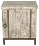 Laddford - Accent Cabinet - Shelf - Whitewash