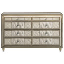 Lorient - 8-Drawer LED Bedroom Dresser Cabinet