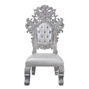 Valkyrie - Side Chair (Set of 2) - Synthetic Leather & Antique Platinum