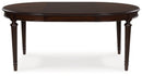 Lavinton - Oval Dining Room Extension Table - Brown