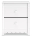 Hallityn - Two Drawer Night Stand - White