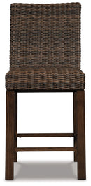 Paradise Trail - Barstool (Set of 2) - Medium Brown