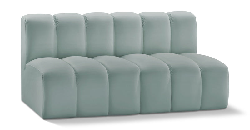 Arc - Faux Leather 2 Seats Modular Sofa