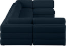 Beckham - 6 Piece Modular U-Shaped Armless Sectional