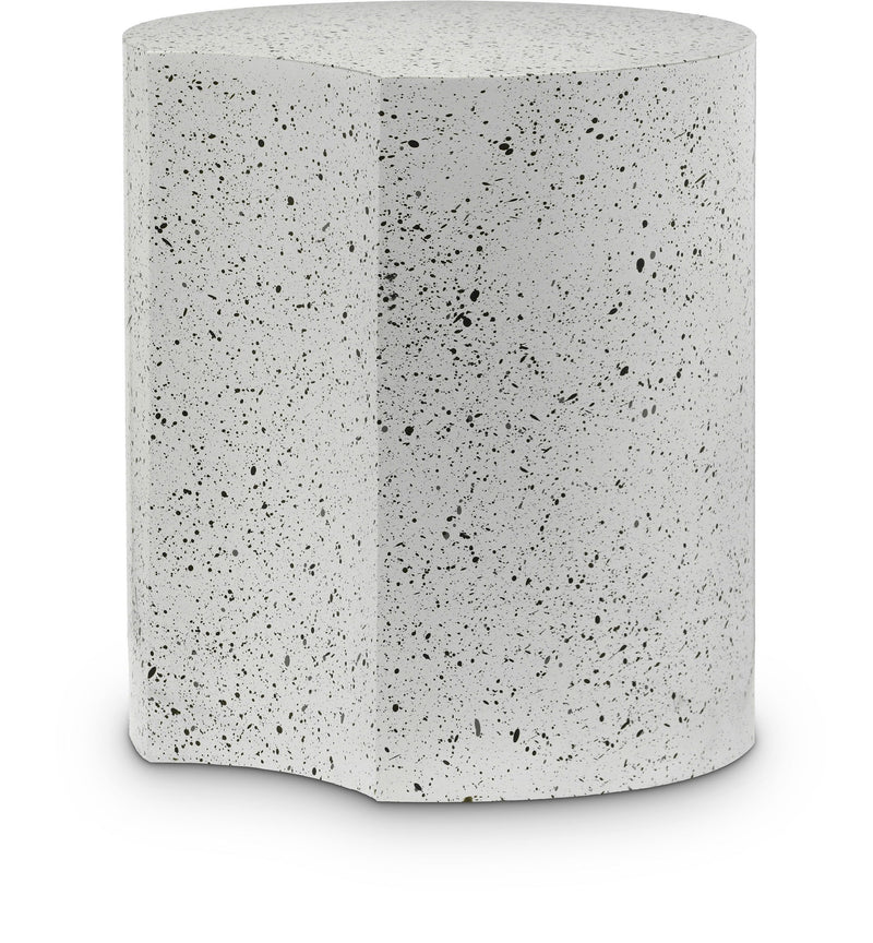 Dimple - End Table - Terazzo Finish
