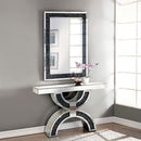 Nysa - 47" X 32" Accent Mirror - Mirrored & Faux Crystals