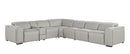 1224 - 7-Piece L-Shaped Sectional Sofa In With 3 Power Recliners & Power Headrests
