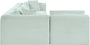 Shaggy - 4 Piece Modular Sectional