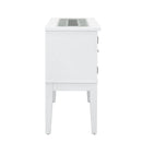 Elizaveta - Server - Faux Crystal Diamonds & White High Gloss