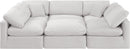 Indulge - Velvet 6 Piece Modular Sectional