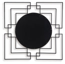 Oceanal - Accent Mirror - Black / Gold Finish