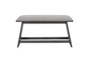 D8192 Triangle Bar Table, Two D8192 Bar Stools And Bench - Light Gray