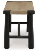 Acerman - Accent Bench - Black / Natural