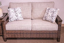 Monterey Point - Loveseat With Cushion - Dark Brown