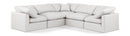 Indulge - Faux Leather 5 Piece Modular Corner Sectional