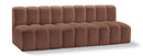 Arc - Faux Leather 3 Seats Modular Sofa