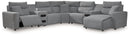 ModMax II - Salt And Pepper - Reclining Sectional
