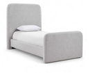 Fira - Linen Textured Fabric Upholstered Bed