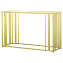 Adri - Glass Top Entryway Sofa Console Table