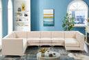 Alina - 8 Piece Velvet Modular Sectional