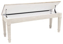 Skempton - Storage Bench - White