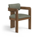 Sacha - Vegan Leather Upholstered Dining Chair With Brown Base (Set of 2)