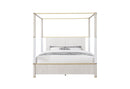 Malmo - King Poster Bed - Oak