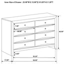 Briana - 8-Drawer Dresser