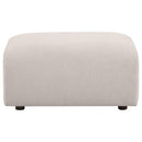 Burnett - Chenille Upholstered Ottoman