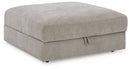Aslan Court - Ottoman With Storage - Pebble