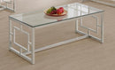 Merced - Glass Top Metal Table