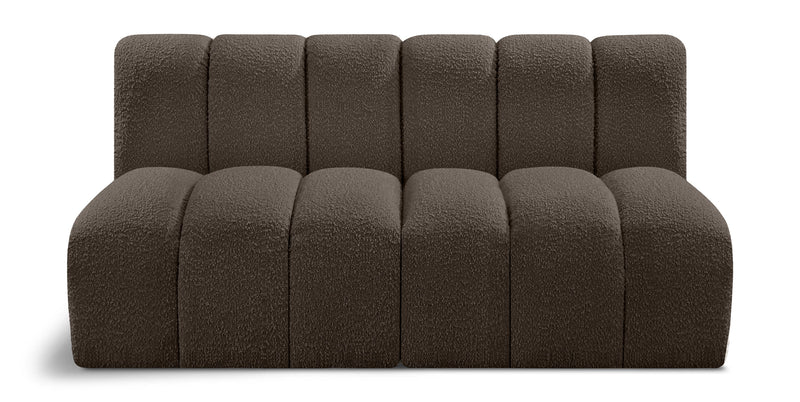 Arc - Boucle Fabric 2 Seats Modular Sofa