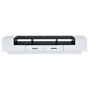 Armour - TV Stand - White & Black
