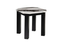 T06 - Coffee Table With End Table - Black / White